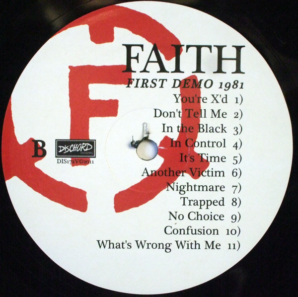 Faith - Subject To Change Plus First Demo | Dischord Records (DIS172V) - 4