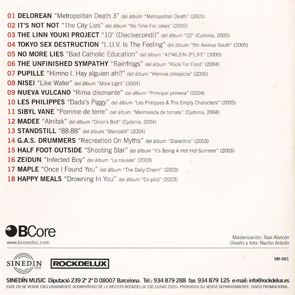 Various - BCore 1990-2005 | Sinedín Music (SM-081) - 2