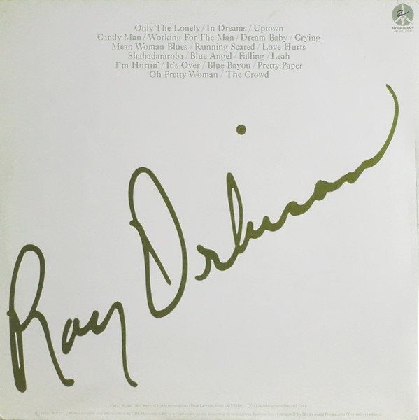 Roy Orbison - The All-Time Greatest Hits Of | Monument (MNT S-67290) - 4 Roy Orbison - The All-Time Greatest Hits Of | Monument (MNT S-67290) - 4