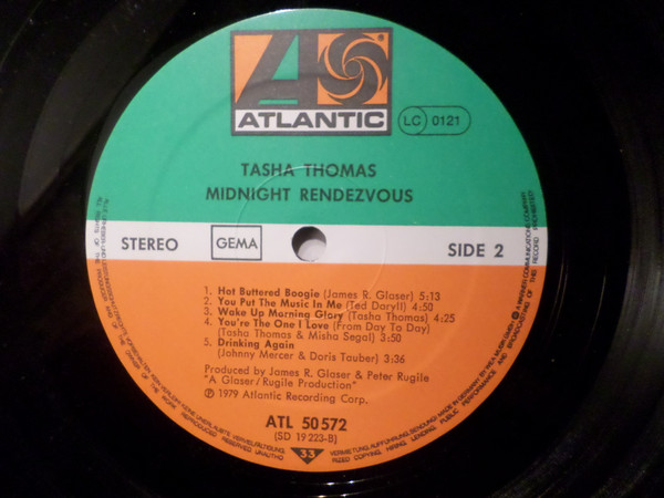 Tasha Thomas - Midnight Rendezvous | Atlantic (ATL 50 572) - 4