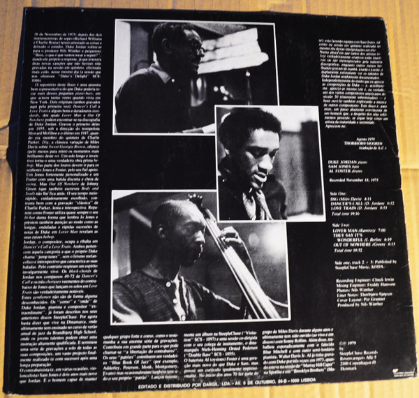 Duke Jordan Trio - Lover Man | Steeplechase (SCS 1127) - 2
