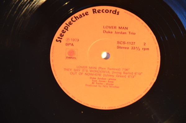 Duke Jordan Trio - Lover Man | Steeplechase (SCS 1127) - 4