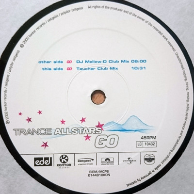 Trance Allstars - Go | Kontor Records (0144910KON) - 4 Trance Allstars - Go | Kontor Records (0144910KON) - 4