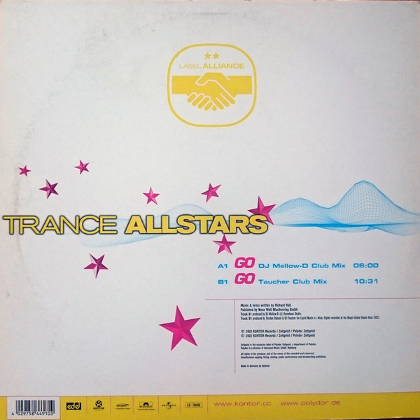 Trance Allstars - Go | Kontor Records (0144910KON) - 2 Trance Allstars - Go | Kontor Records (0144910KON) - 2