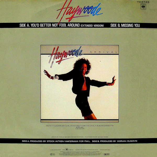 Haywoode - You'd Better Not Fool Around | CBS (TX 6743) - main