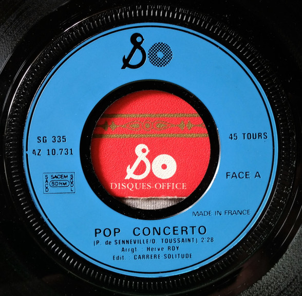Pop Concerto Orchestra - Pop Concerto Show | Disques Office (SG 335) - 3