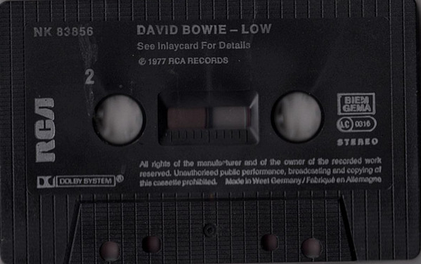 David Bowie - Low | RCA International (NK 83856) - 4