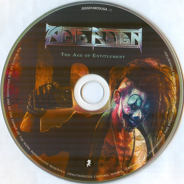 Acid Reign - The Age of Entitlement | Dissonance Productions (DISS0149CDUSA) - 3