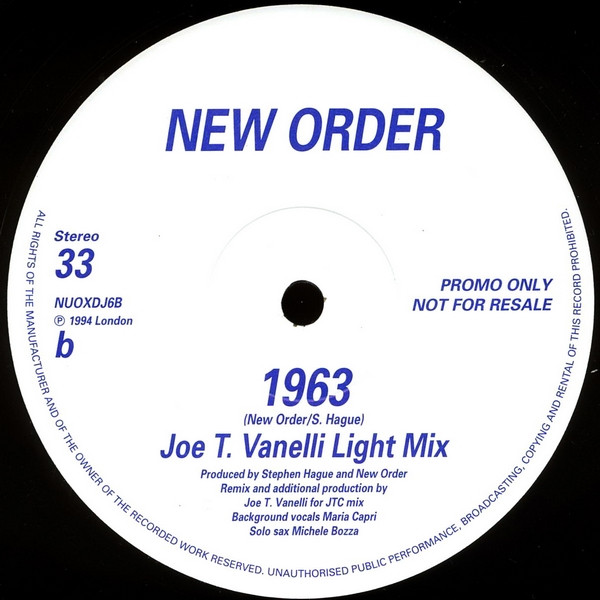 New Order - 1963 | London Records (NUOXDJ6) - 3 New Order - 1963 | London Records (NUOXDJ6) - 3