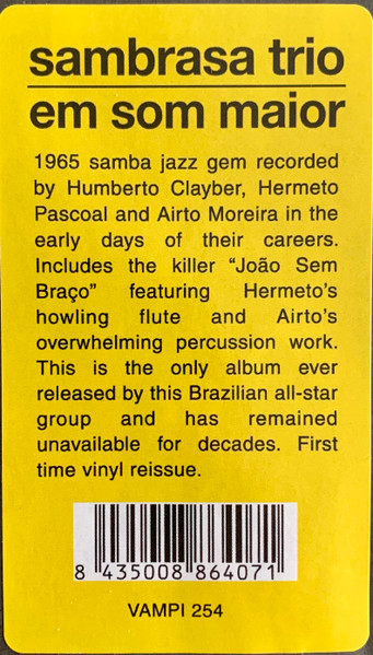 Sambrasa Trio - Em Som Maior | Vampi Soul (VAMPI 254) - 3