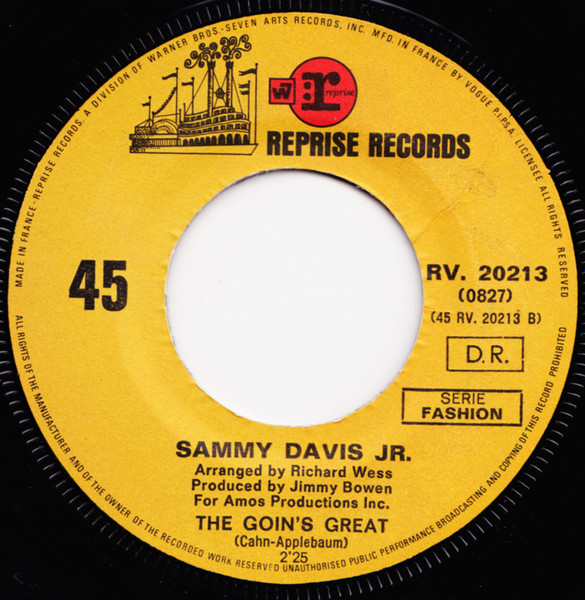 Sammy Davis Jr. - I Have But One Life To Live | Reprise Records (RV 20213) - 4