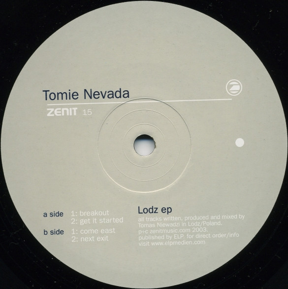 Tomie Nevada - Lodz EP | Zenit (ZENIT 15) - main