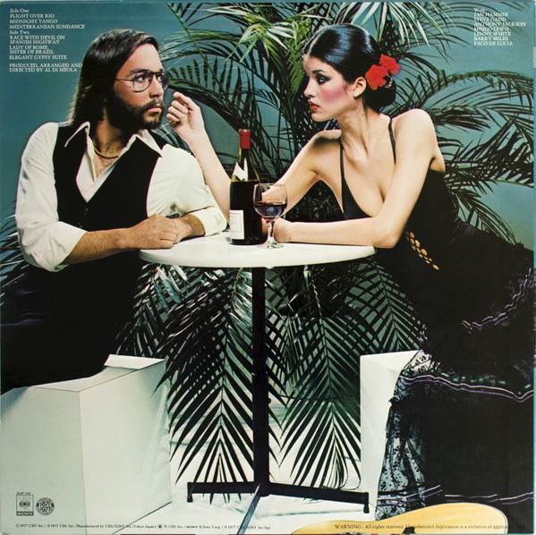 Al Di Meola - Elegant Gypsy | CBS/Sony (25AP 540) - 3