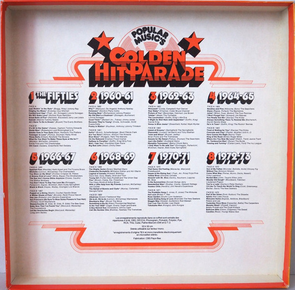 Various - Popular Music's Golden Hit Parade | Sélection Du Reader's Digest (RDS 9031 to RDS 9039) - 2