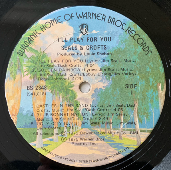 Seals & Crofts - I'll Play For You | Warner Bros. Records (BS 2848) - 3