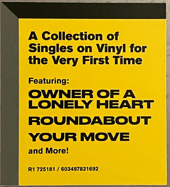 Yes - Yessingles | Atlantic (603497831692) - 2