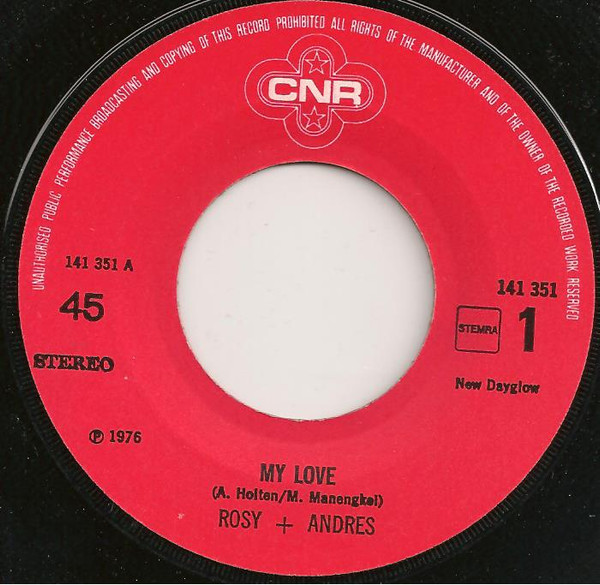 Rosy & Andres - My Love | CNR (141 351) - 3