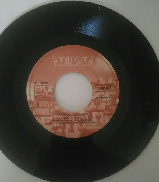 António Calvário - Mocidade, Mocidade / Fado É Povo | Lis (LIS 6000) - 4