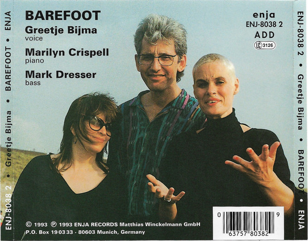 Greetje Bijma - Barefoot | Enja Records (ENJ-8038 2) - 2 Greetje Bijma - Barefoot | Enja Records (ENJ-8038 2) - 2