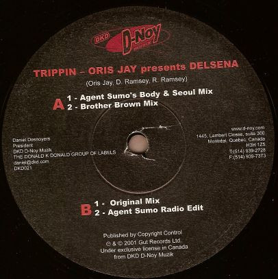 Oris Jay Presents Delsena - Trippin' (12") [Vinyl] | DKD D-Noy Muzik (DKD021) - 2