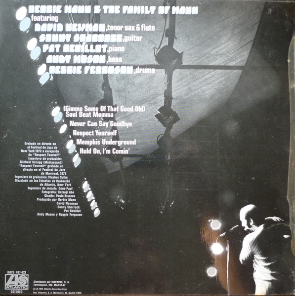 Herbie Mann - Hold On, I'm Comin' | Atlantic (HATS 421-121) - 2