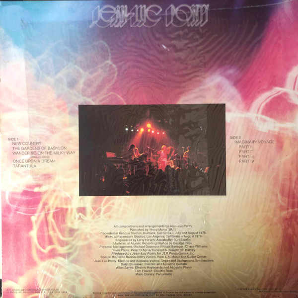 Jean-Luc Ponty - Imaginary Voyage | Atlantic (W 50317) - 2 Jean-Luc Ponty - Imaginary Voyage | Atlantic (W 50317) - 2