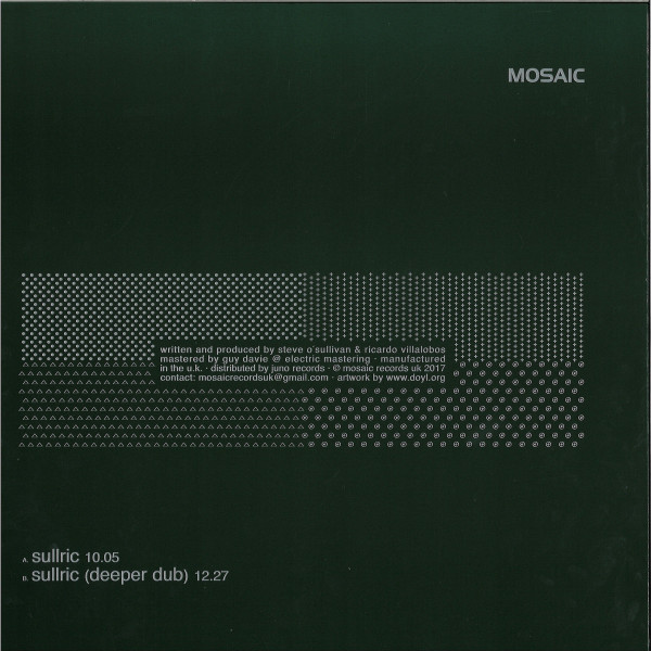 Steve O'Sullivan and Ricardo Villalobos - Sullric | Mosaic (MOSAIC 037) - main