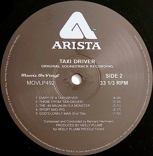 Bernard Herrmann - Taxi Driver (Original Soundtrack Recording) | Music On Vinyl (MOVLP492) - 4 Bernard Herrmann - Taxi Driver (Original Soundtrack Recording) | Music On Vinyl (MOVLP492) - 4