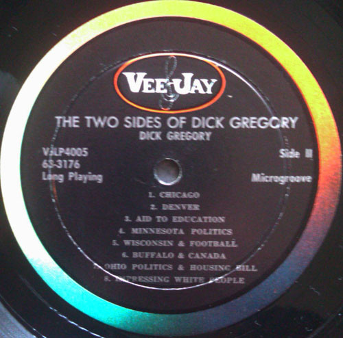Dick Gregory - The Two Sides Of Dick Gregory | Vee Jay Records (VJLP 4005) - 4