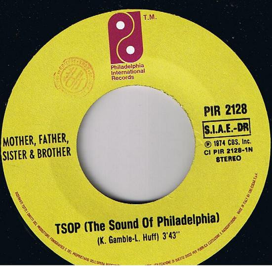 MFSB - TSOP (The Sound Of Philadelphia) / Touch Me In The Morning | Philadelphia International Records (PIR 2128) - 3