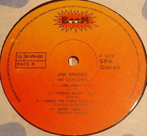 Jimi Hendrix - In Concert | Boom (NP/SPB-4031) - 3