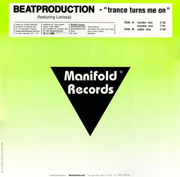 Beatproduction - Trance Turns Me On | Manifold Records Music & Marketing (115 337) - main Beatproduction - Trance Turns Me On | Manifold Records Music & Marketing (115 337) - main