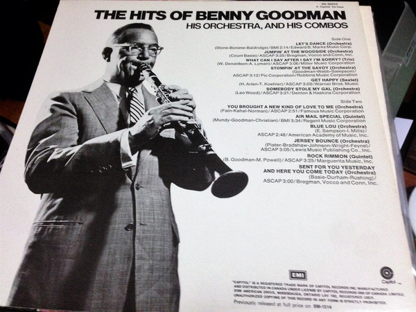 Benny Goodman - The Hits Of Benny Goodman [Vinyl] | Capitol Records (SN-66016) - 2