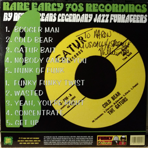 The Gaturs Featuring Willie Tee - Wasted | Funky Delicacies (DEL LP 0001) - 2 The Gaturs Featuring Willie Tee - Wasted | Funky Delicacies (DEL LP 0001) - 2