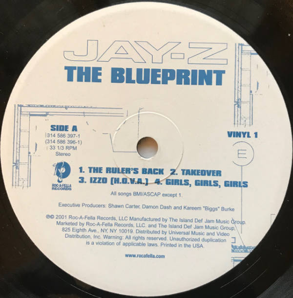 Jay-Z - The Blueprint | Roc-A-Fella Records (314 586 396-1) - 2