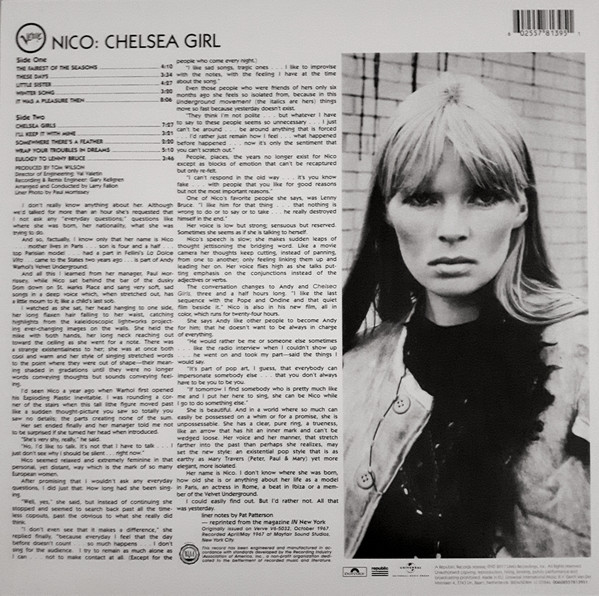 Nico - Chelsea Girl | Republic Records (00602557813951) - 3 Nico - Chelsea Girl | Republic Records (00602557813951) - 3