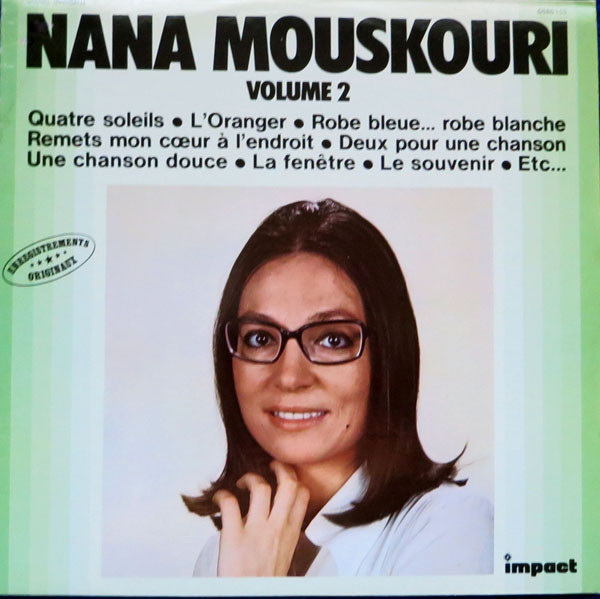 Nana Mouskouri - Nana Mouskouri Volume 2 | Impact (6886 153) - main Nana Mouskouri - Nana Mouskouri Volume 2 | Impact (6886 153) - main