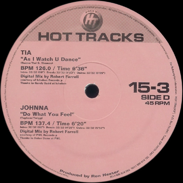 Various - Series 15 Issue 3 | Hot Tracks (SA 15-3) - 4