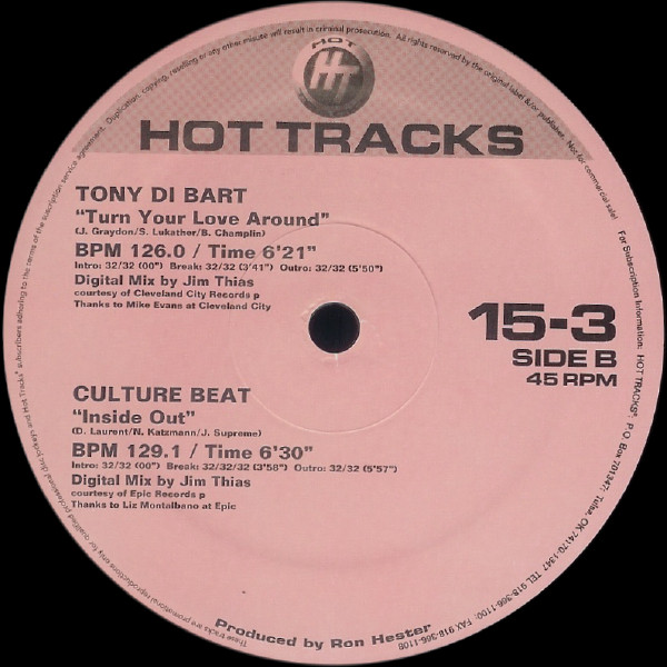 Various - Series 15 Issue 3 | Hot Tracks (SA 15-3) - 2