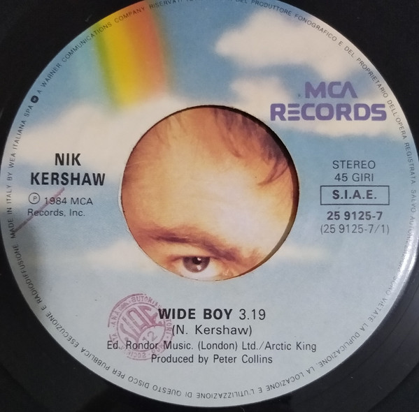 Nik Kershaw - Wide Boy | MCA Records (25 9125-7) - 3