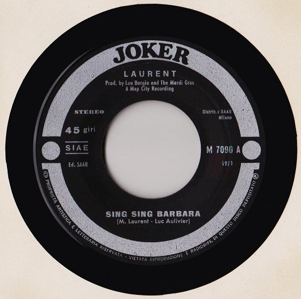 Michel Laurent - Sing Sing Barbara | Joker (M 7090) - 3