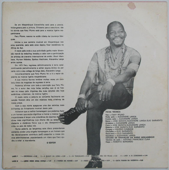 Fany Pfumo - O Rei Fany Pfumo | Ngoma (LPL 0142) - 2