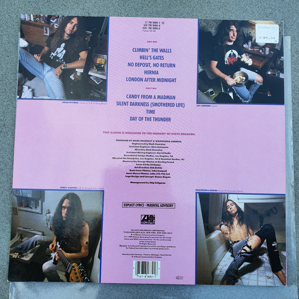 Wrathchild America - Climbin' The Walls | Atlantic (781 889-1) - 2