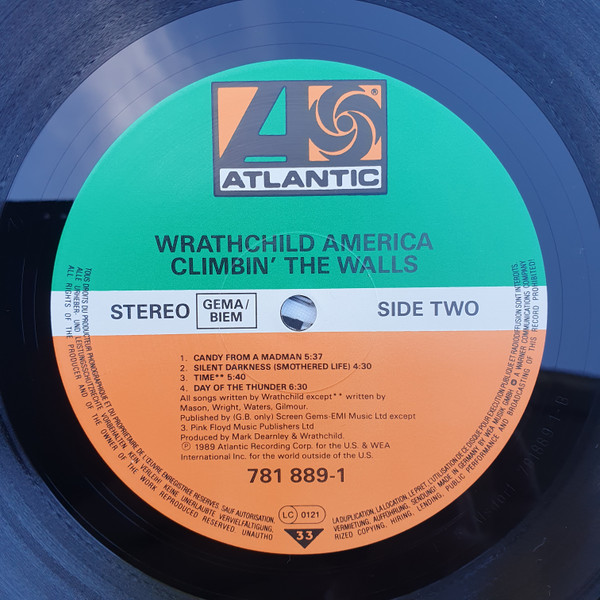 Wrathchild America - Climbin' The Walls | Atlantic (781 889-1) - 4