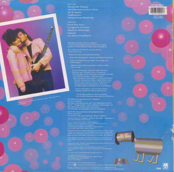 The Zummos - Modern Marriage | A&M Records (395 099-1) - 2