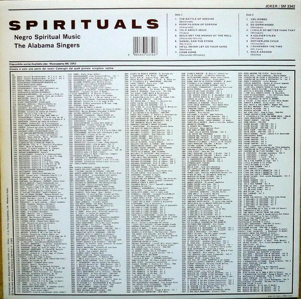 The Alabama Singers - Spirituals: Negro Spiritual Music | Joker (SM 3342)