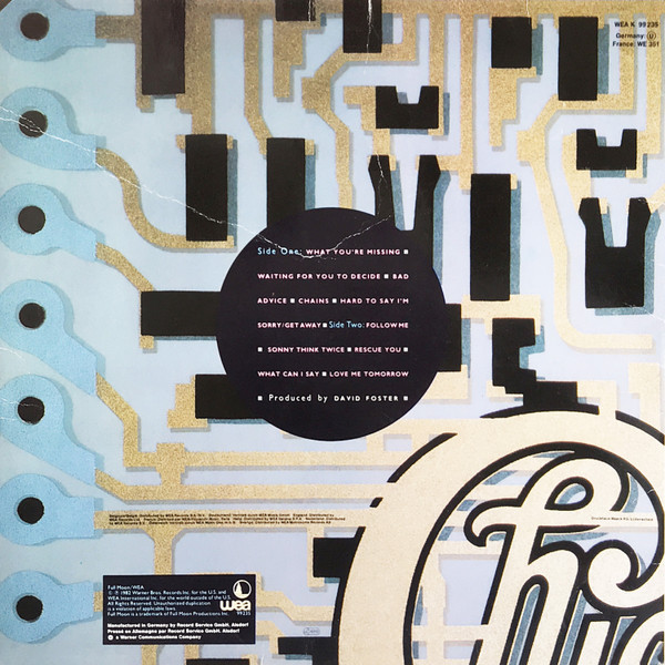 Chicago - Chicago 16 | Full Moon (WEA 99 235) - 2