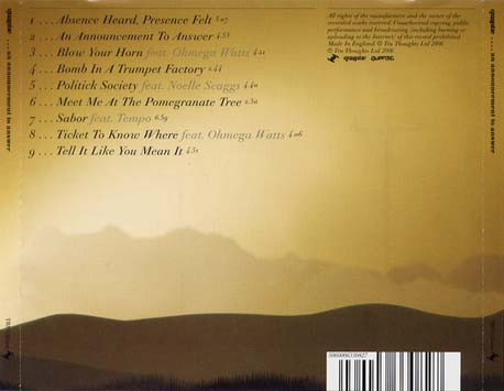 Quantic - An Announcement To Answer | Tru Thoughts (TRUCD100) - 3 Quantic - An Announcement To Answer | Tru Thoughts (TRUCD100) - 3