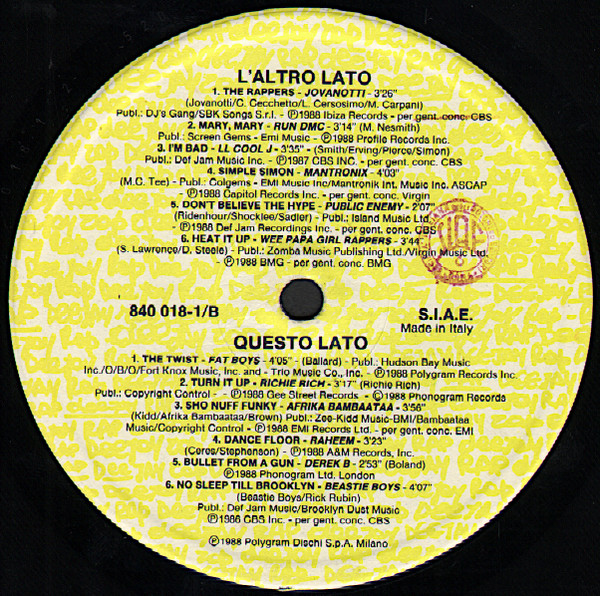 Various - Deejay Rap | Polystar (840 018-1) - 4