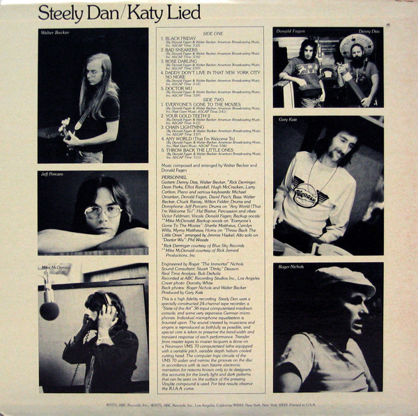 Steely Dan - Katy Lied | ABC Records (ABCD-846) - 2